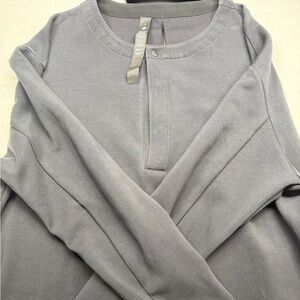 Lululemon Athletica Charcoal Long-Sleeve Top